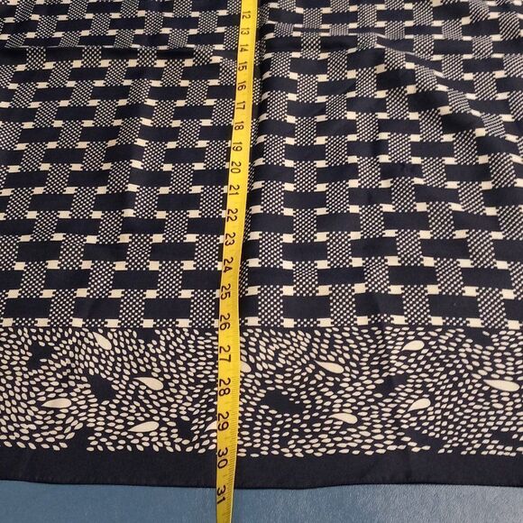 Totes Blue and White Abstract Scarf - Picture 5 of 7